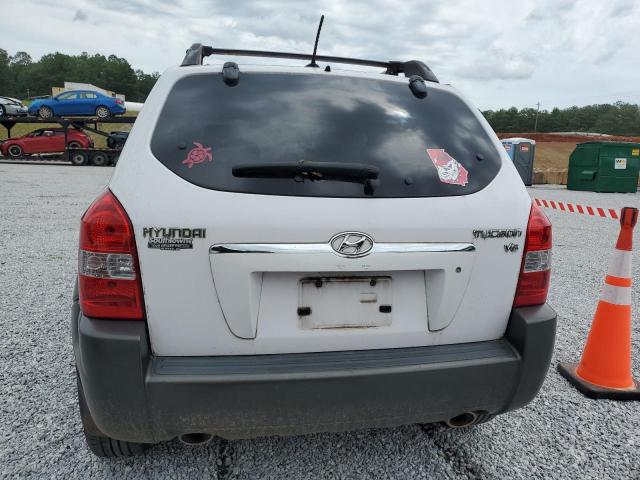 KM8JN12D68U911770 - 2008 HYUNDAI TUCSON SE WHITE photo 6