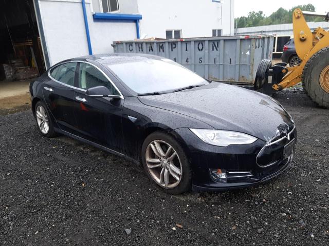 5YJSA1S19EFP60728 - 2014 TESLA MODEL S Սև լուսանկար 4