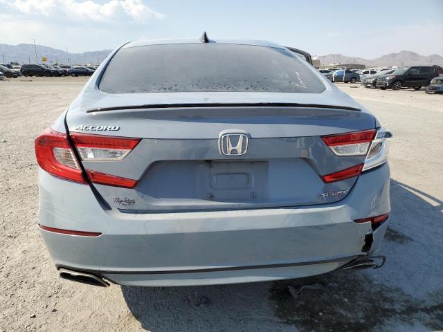 1HGCV1F39NA014021 - 2022 HONDA ACCORD SPORT GRAY photo 6