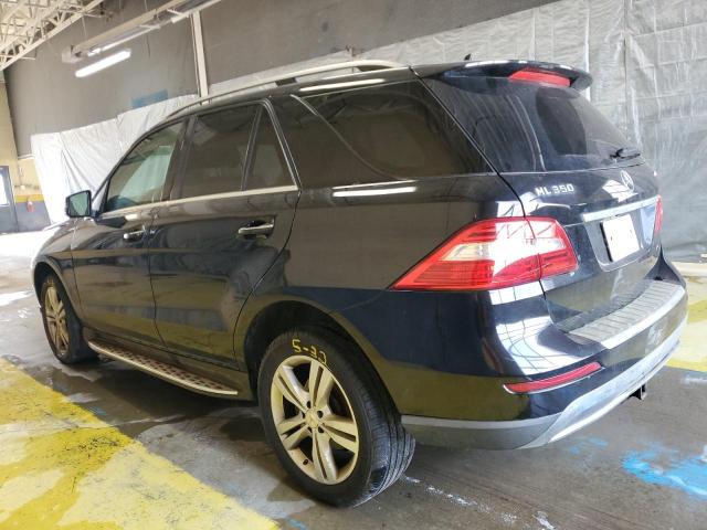 4JGDA5HB4DA197591 - 2013 MERCEDES-BENZ ML 350 4MATIC BLACK photo 2