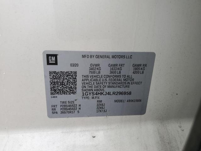 1GYS4HKJ4LR296958 - 2020 CADILLAC ESCALADE ESV LUXURY 白色 照片 13