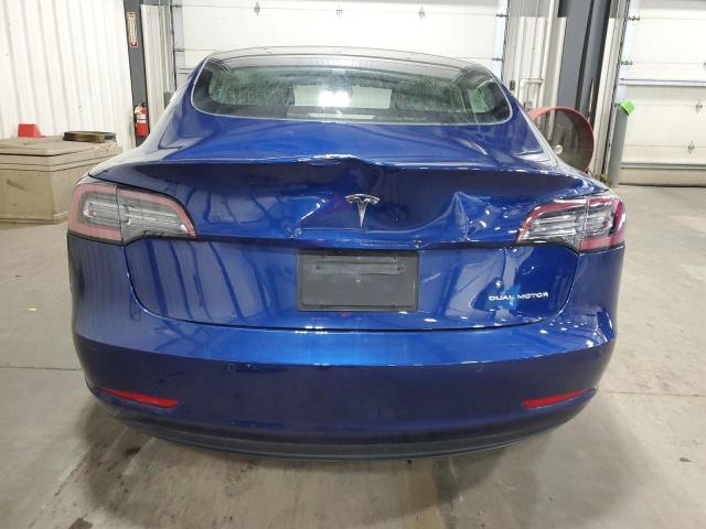 5YJ3E1EB3LF617347 - 2020 TESLA MODEL 3 BLUE photo 6