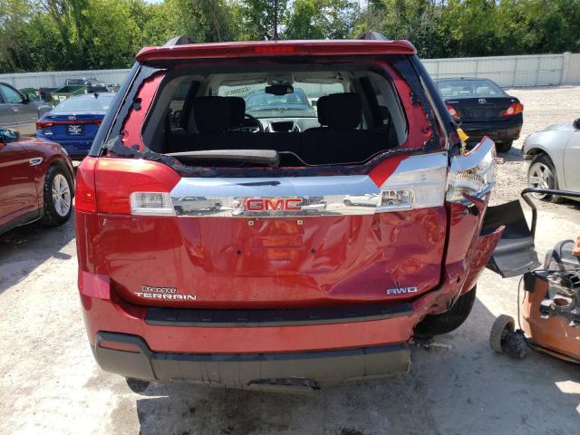 2GKFLWEK4E6322545 - 2014 GMC TERRAIN SLE RED photo 6