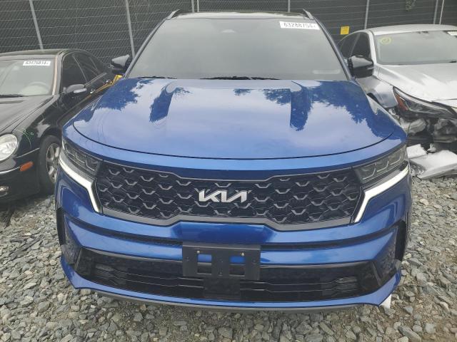 5XYRKDLF2NG153604 - 2022 KIA SORENTO SX BLUE photo 5