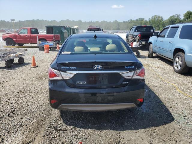 KMHEC4A43FA126552 - 2015 HYUNDAI SONATA HYBRID BLACK photo 6