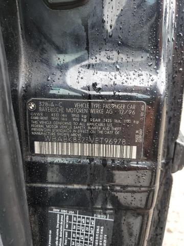 WBABK8323VET96978 - 1997 BMW 328 IC AUTOMATIC BLACK photo 12