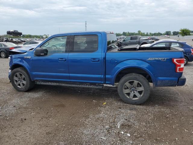 1FTEW1EGXJFB35906 - 2018 FORD F150 SUPERCREW BLUE photo 2