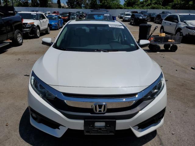 2HGFC1F75JH642496 - 2018 HONDA CIVIC EXL WHITE photo 5