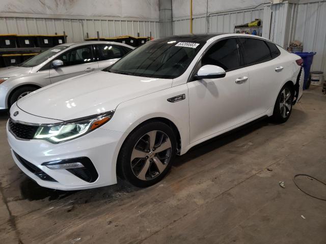 5XXGT4L32KG374789 - 2019 KIA OPTIMA LX WHITE photo 1