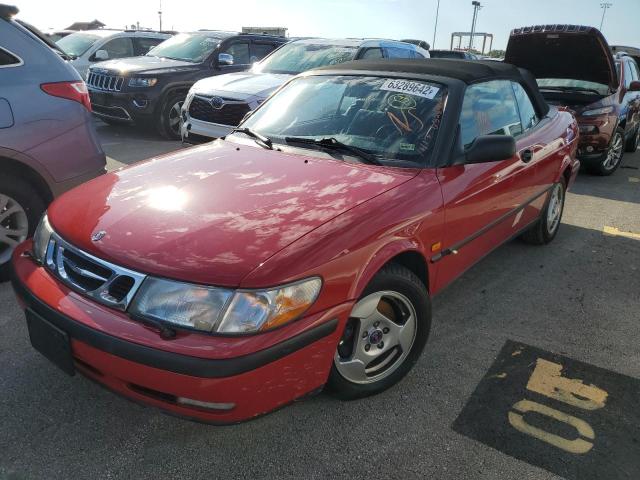 YS3DD78N5X7022262 - 1999 SAAB 9-3 S RED photo 2