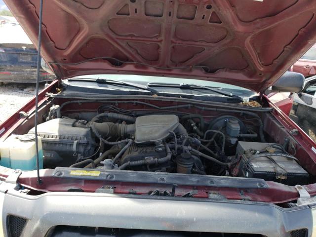 5TEUX42N66Z315018 - 2006 TOYOTA TACOMA ACCESS CAB წითელი ფოტო 11