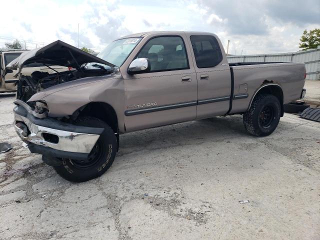 5TBRT3410YS016381 - 2000 TOYOTA TUNDRA ACCESS CAB ნაცრისფერი ფოტო 1