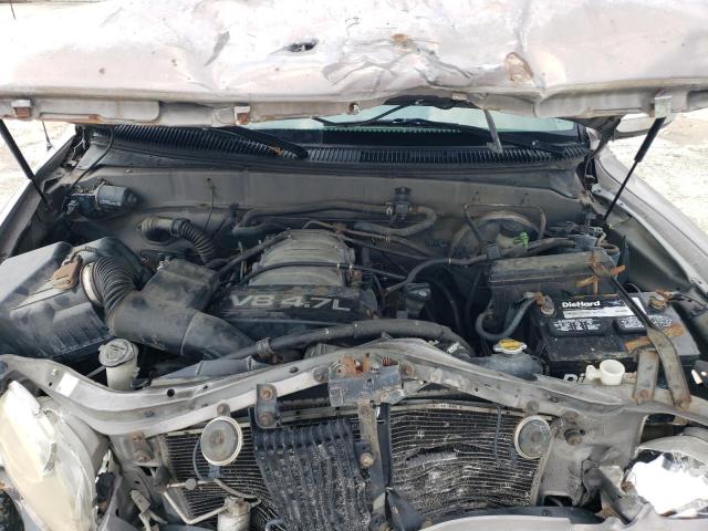 5TBRT3410YS016381 - 2000 TOYOTA TUNDRA ACCESS CAB ნაცრისფერი ფოტო 11
