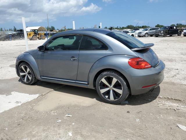 3VW4A7AT0CM621821 - 2012 VOLKSWAGEN BEETLE TURBO GRAY photo 2