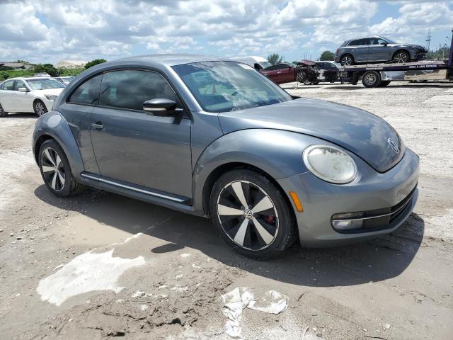 3VW4A7AT0CM621821 - 2012 VOLKSWAGEN BEETLE TURBO GRAY photo 4