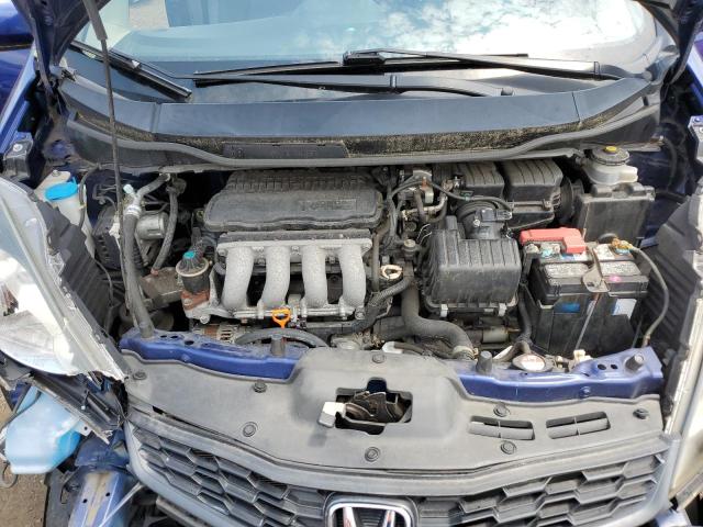 JHMGE8H56CC029311 - 2012 HONDA FIT SPORT BLUE photo 11