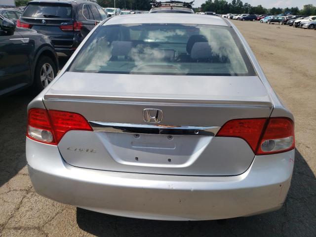 2HGFA16669H346265 - 2009 HONDA CIVIC LX-S Արծաթագույն լուսանկար 6