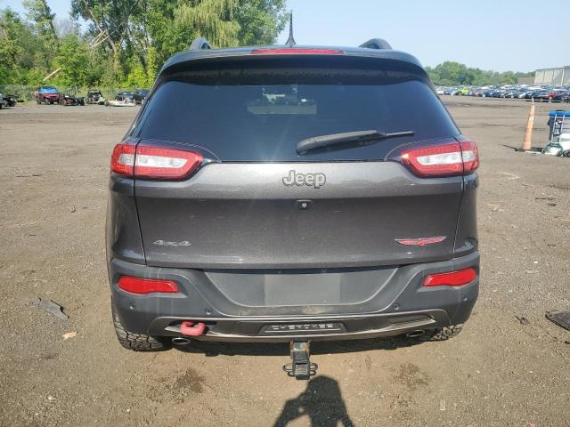 1C4PJMBS2GW252180 - 2016 JEEP CHEROKEE TRAILHAWK GRAY photo 6