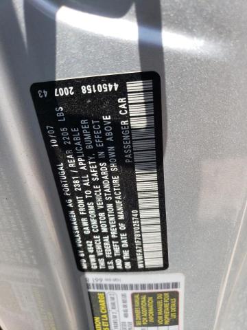 WVWFA71F78V025740 - 2008 VOLKSWAGEN EOS LUX 银色 照片 12