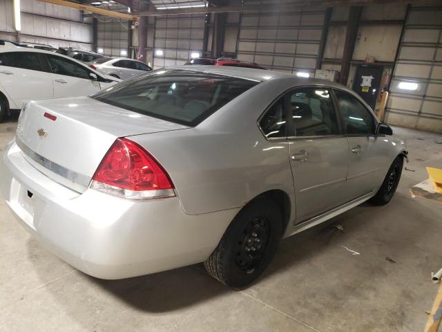 2G1WB5EN3A1227414 - 2010 CHEVROLET IMPALA LT SILVER photo 3