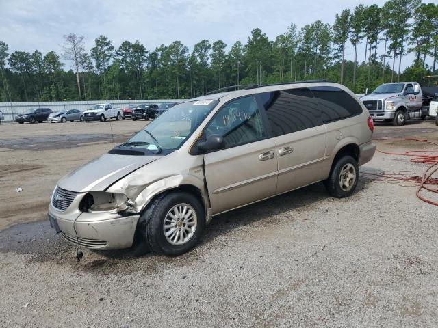 2C8GP74L42R717337 - 2002 CHRYSLER TOWN AND C EX GOLD photo 1