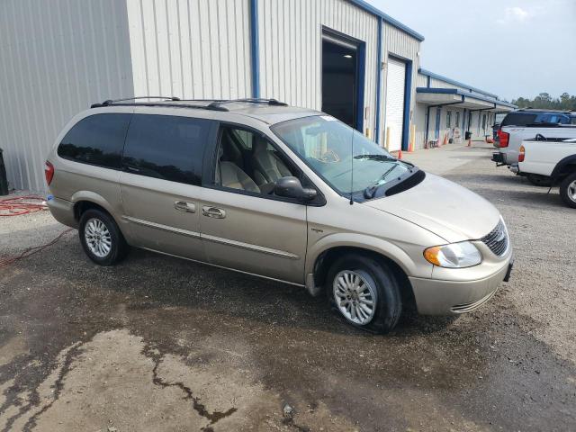 2C8GP74L42R717337 - 2002 CHRYSLER TOWN AND C EX GOLD photo 4