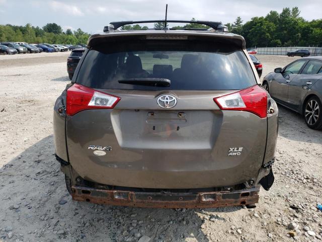 2T3RFREV9DW048757 - 2013 TOYOTA RAV4 XLE GRAY photo 6