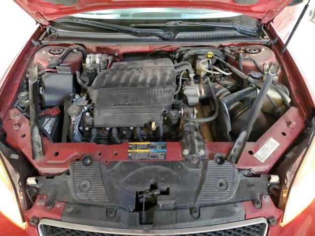 2G1WL15C079261504 - 2007 CHEVROLET MONTE CARL SS RED photo 11