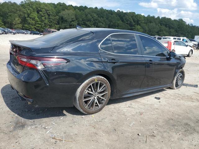 4T1G11AK9MU582045 - 2021 TOYOTA CAMRY SE BLACK photo 3