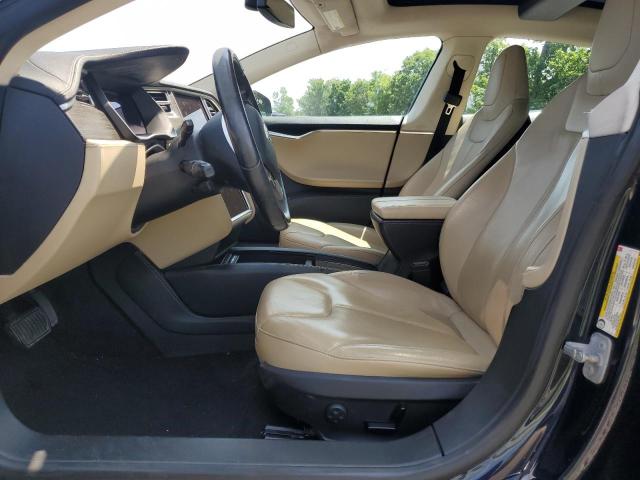 5YJSA1H13EFP40448 - 2014 TESLA MODEL S 蓝色 照片 11