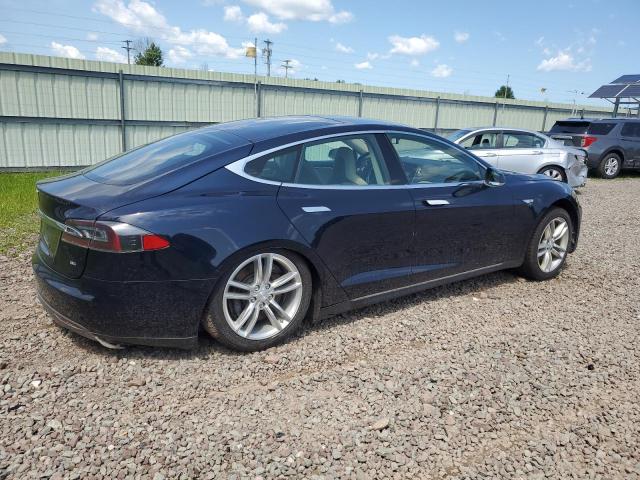 5YJSA1H13EFP40448 - 2014 TESLA MODEL S 蓝色 照片 3