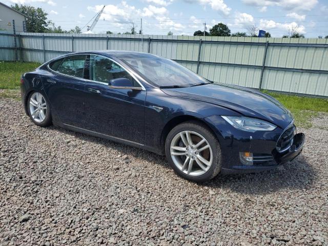 5YJSA1H13EFP40448 - 2014 TESLA MODEL S 蓝色 照片 4