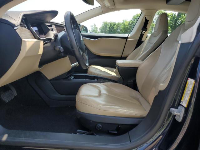 5YJSA1H13EFP40448 - 2014 TESLA MODEL S 蓝色 照片 7