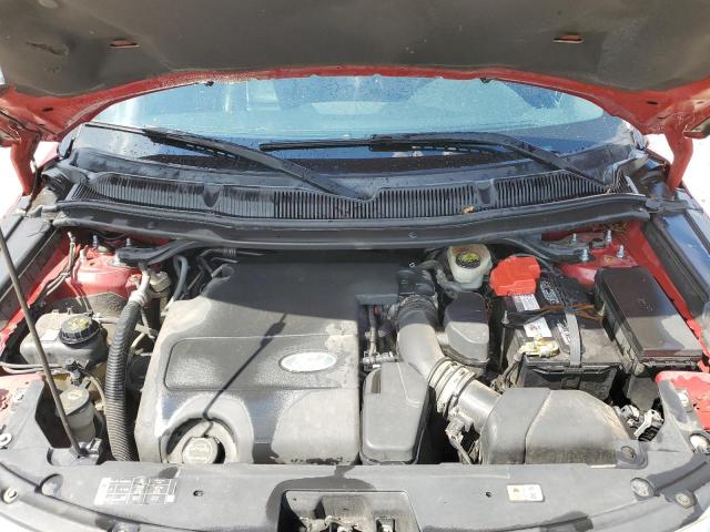 1FM5K7D8XFGB31022 - 2015 FORD EXPLORER XLT RED photo 12
