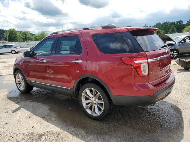 1FM5K7D8XFGB31022 - 2015 FORD EXPLORER XLT RED photo 2