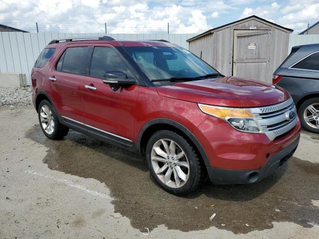 1FM5K7D8XFGB31022 - 2015 FORD EXPLORER XLT RED photo 4
