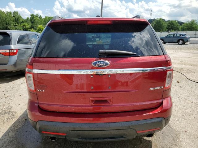 1FM5K7D8XFGB31022 - 2015 FORD EXPLORER XLT RED photo 6