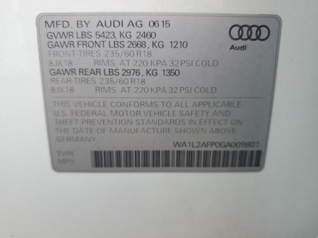 WA1L2AFP0GA009801 - 2016 AUDI Q5 PREMIUM PLUS WHITE photo 12