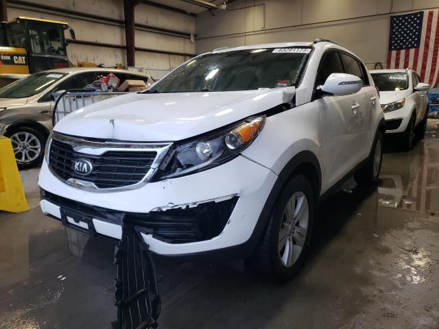 KNDPB3A23D7521608 - 2013 KIA SPORTAGE BASE WHITE photo 1