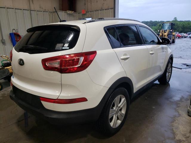 KNDPB3A23D7521608 - 2013 KIA SPORTAGE BASE WHITE photo 3