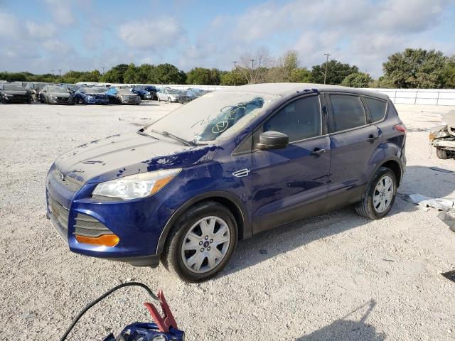 1FMCU0F75GUB58242 - 2016 FORD ESCAPE S BLUE photo 1