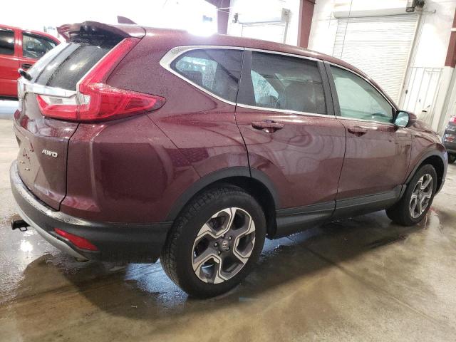 7FARW2H85JE083041 - 2018 HONDA CR-V EXL MAROON photo 3