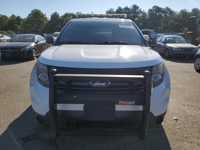 1FM5K8AR3EGA04498 - 2014 FORD EXPLORER POLICE INTERCEPTOR WHITE photo 5