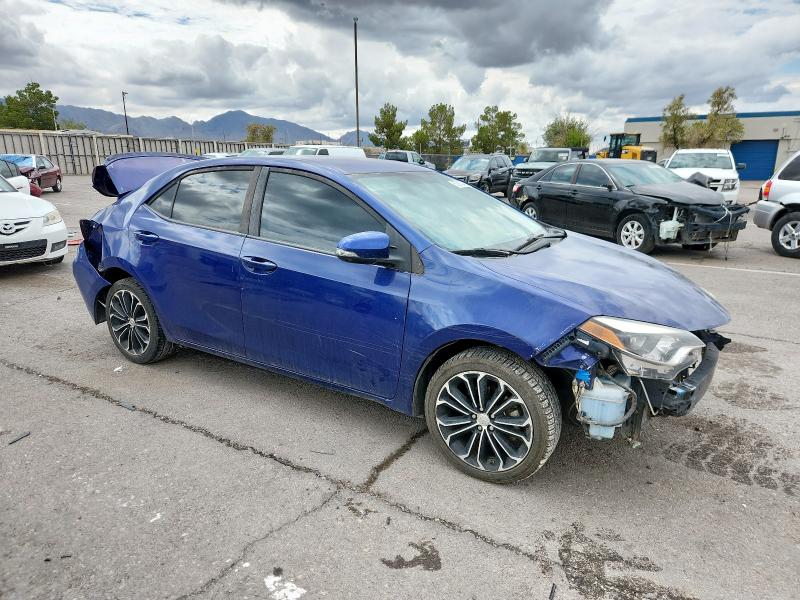 5YFBURHE3FP235329 - 2015 TOYOTA COROLLA L BLUE photo 4