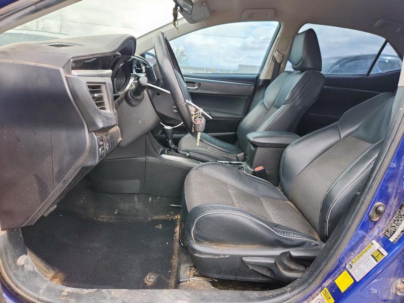 5YFBURHE3FP235329 - 2015 TOYOTA COROLLA L BLUE photo 7