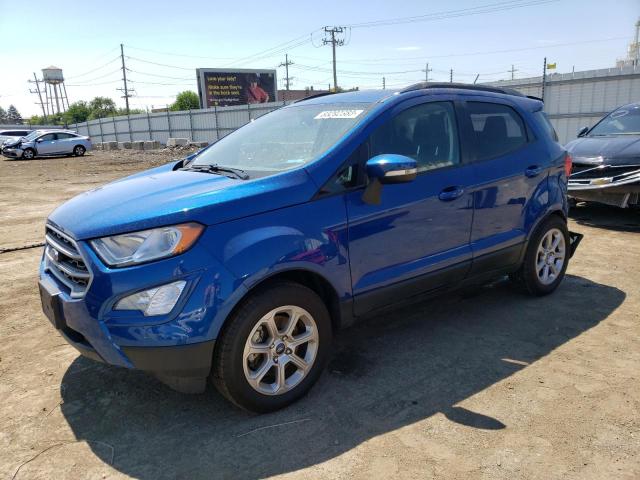 MAJ3S2GE3KC259626 - 2019 FORD ECOSPORT SE BLUE photo 1