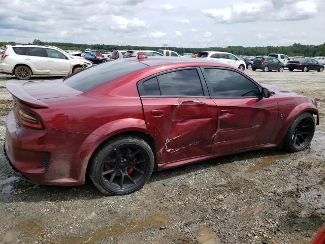 2C3CDXL97MH634657 - 2021 DODGE CHARGER SRT HELLCAT MAROON photo 3