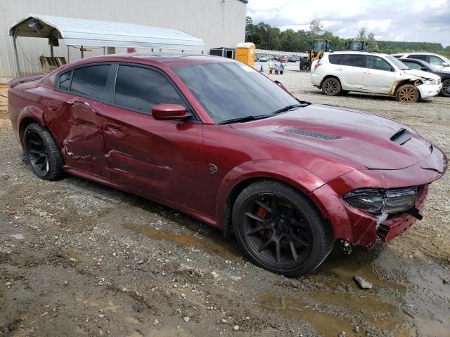 2C3CDXL97MH634657 - 2021 DODGE CHARGER SRT HELLCAT MAROON photo 4