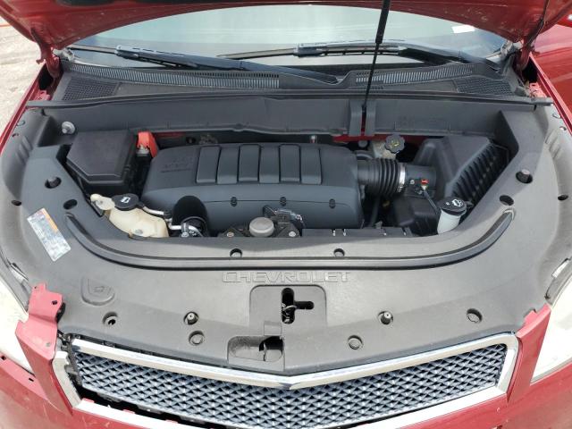 1GNKRGED3CJ133862 - 2012 CHEVROLET TRAVERSE LT RED photo 12