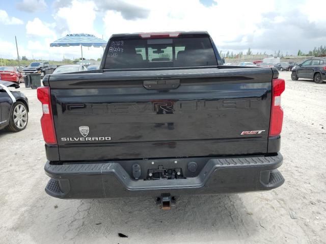 1GCPWDED7NZ150268 - 2022 CHEVROLET SILVERADO C1500 RST BLACK photo 6